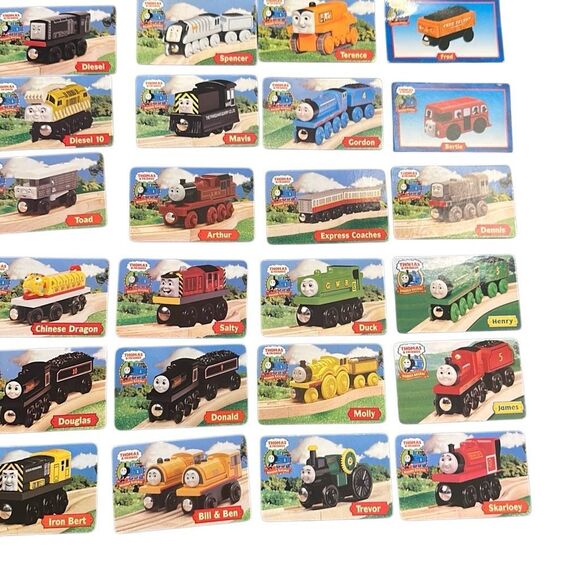 Lot of 36 Thomas The Tank Engine & Friends Train Collector Character Cards Rare - Picture 9 of 15